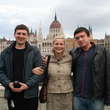Alexandr, Tanya und Ruslan Zavgarodnij in Budapest